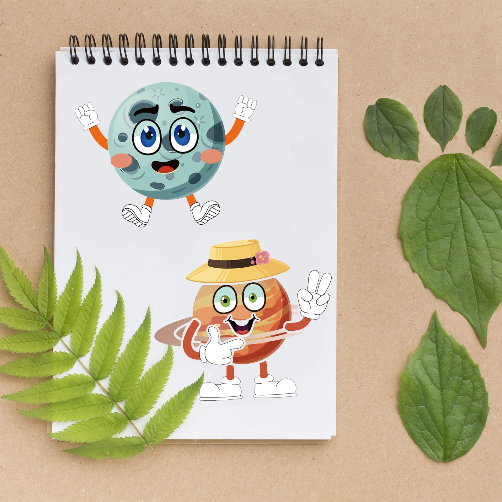 DaiUni vinyl stickers with surface film enabling gentle peels and re-sticking