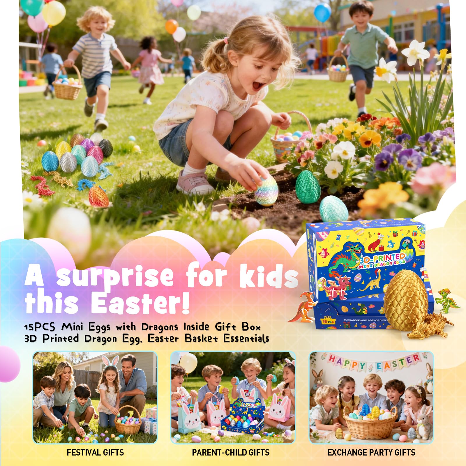 Dak Haan DIY craft kit dragon eggs invites creative storytelling.