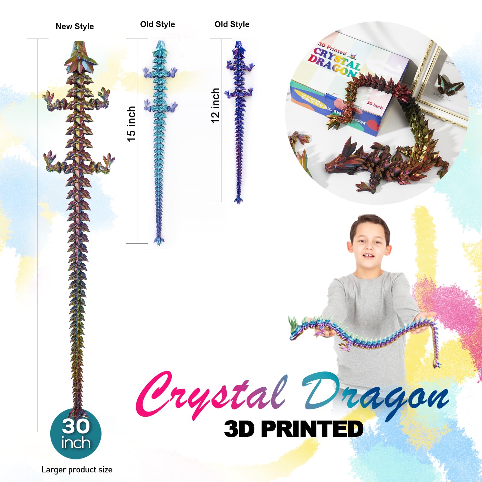 Dak Haan dragon fidget toy ideal for desk decor and focus