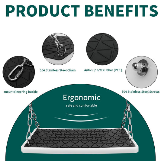 Dakzhou swing seat anti-slip pad and TPE glue detail for durability