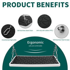 Dakzhou swing seat anti-slip pad and TPE glue detail for durability