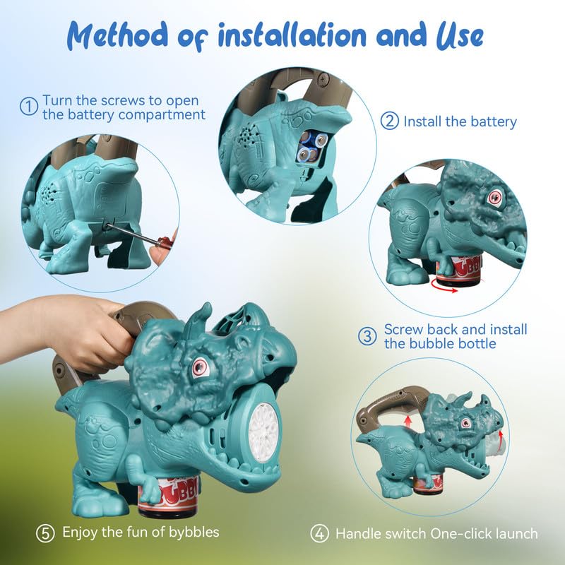 Dali Energy Cat bubble machine uses a separate solution bottle to prevent leaks.
