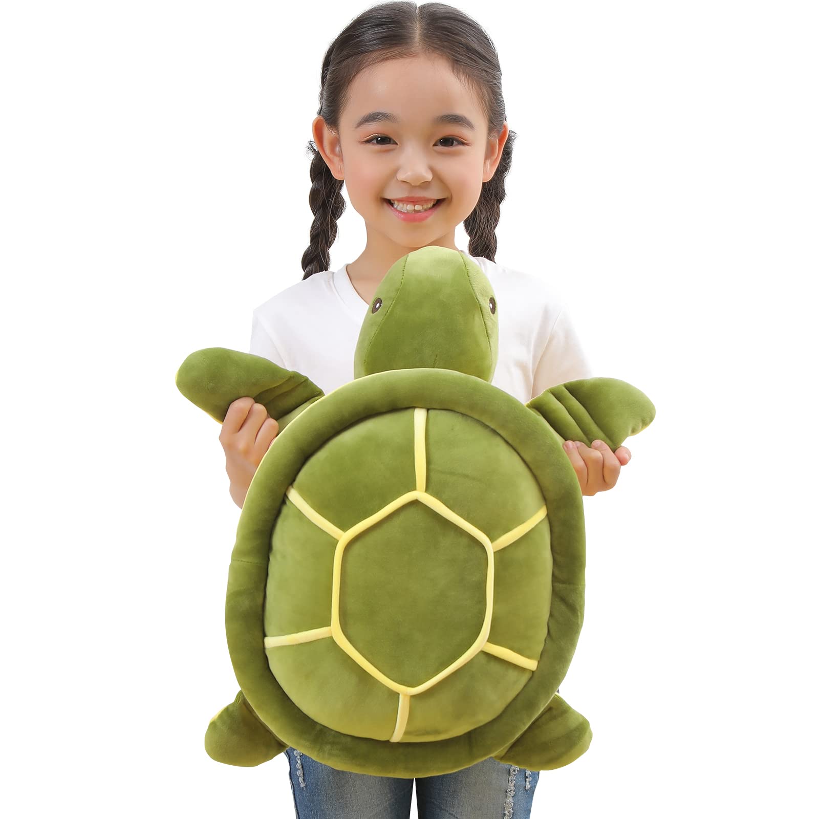 Dalmao ocean turtle plush, travel friendly cuddle companion.