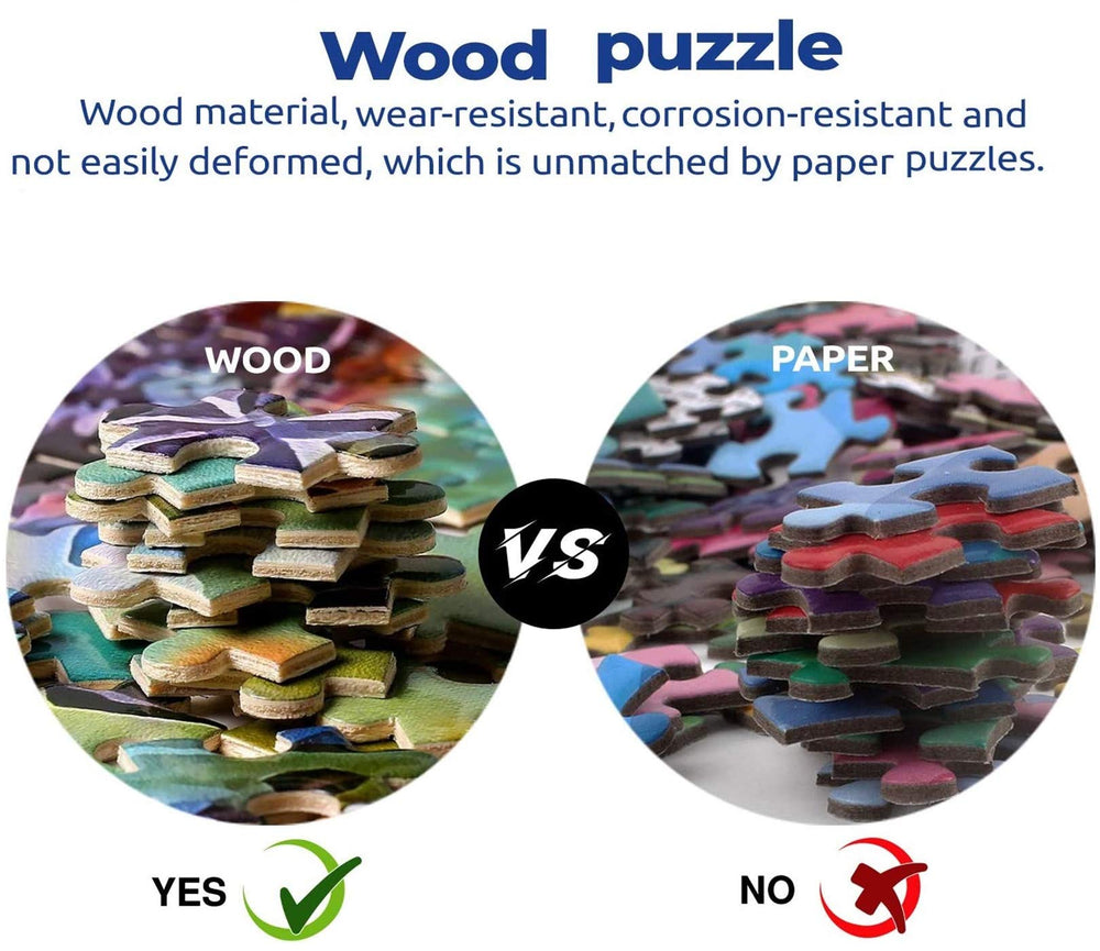 DALUOHAOQI puzzle thick pieces ensure sturdy, satisfying assembly.