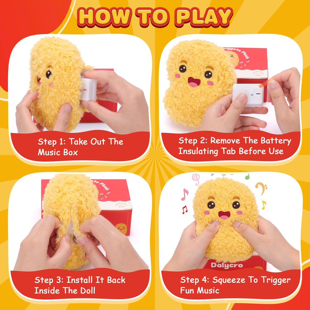 Dalycro Positive Nuggets Chicken portable design, fits in a bag for travel joy.