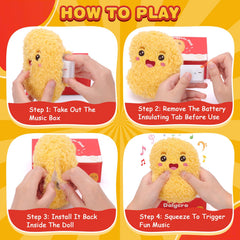Dalycro Positive Nuggets Chicken portable design, fits in a bag for travel joy.