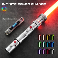 DAMIENSABER infinite-color lighting for vibrant customization.