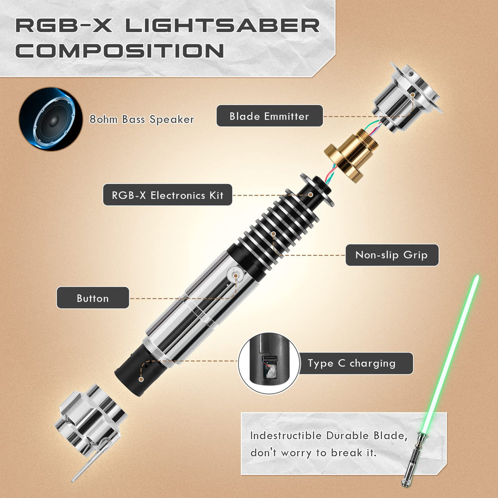 DAMIENSABER RGB3.0 removable 3000mAh battery for extended play.