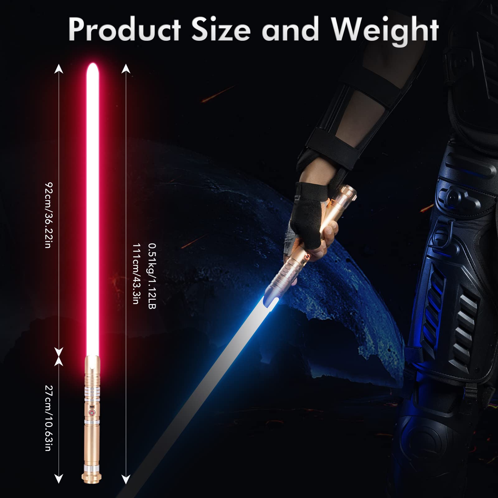 DAMIENSABER RGB3.0 color changing effects for immersive battle visuals