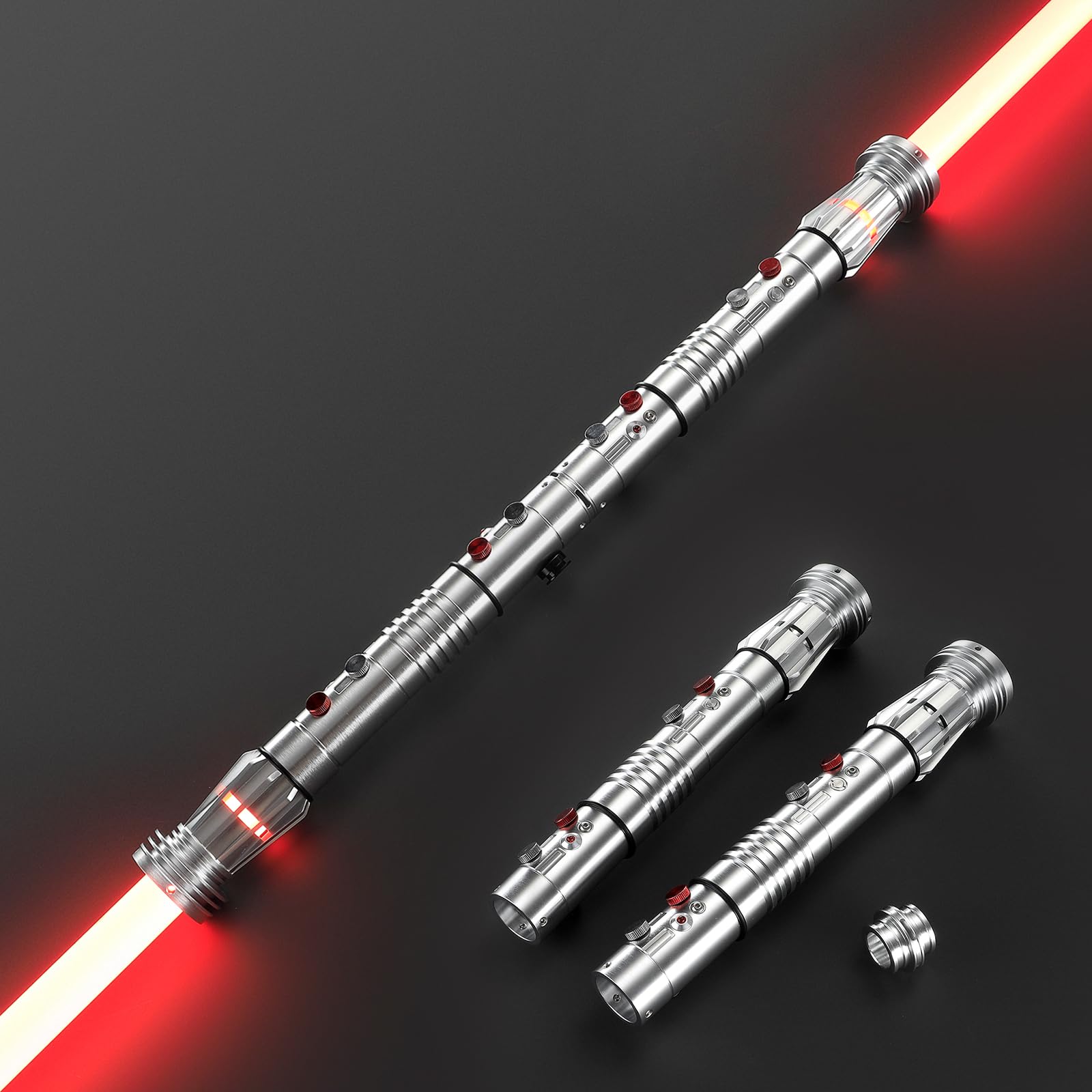 DAMIENSABER RGB30 double-blade hilt for immersive dueling.