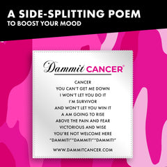 Dammit Doll Limited Edition Cancer Doll side view with durable fabric