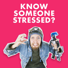 Dammit Doll soft stress-relief toy highlights squeezable texture for quick frustration release.