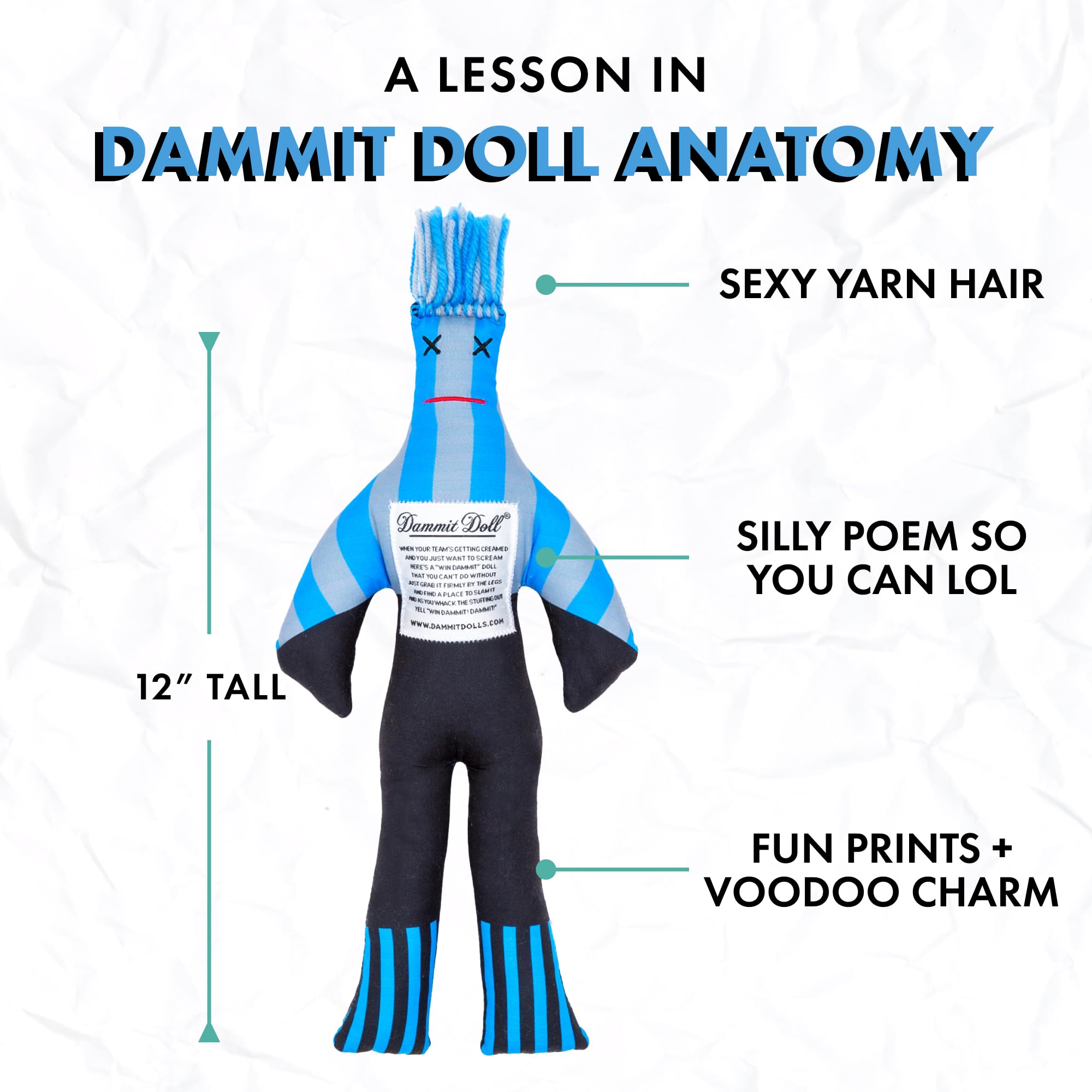 Dammit Doll white-elephant gift idea adds humor to office parties and exchanges.