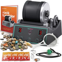 Dan & Darci Advanced Rock Tumbler Machine for hands-on geology projects