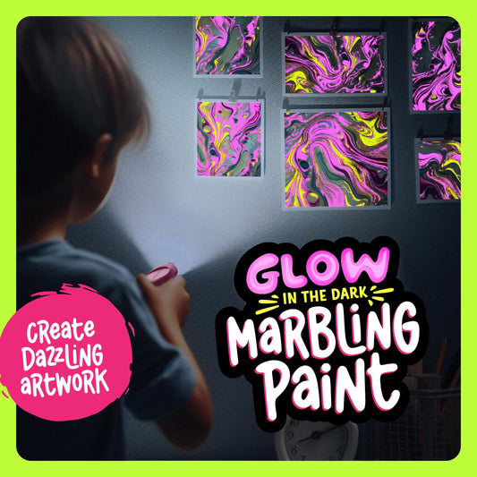 Dan&Darci art tray and paints for beginner friendly marbling