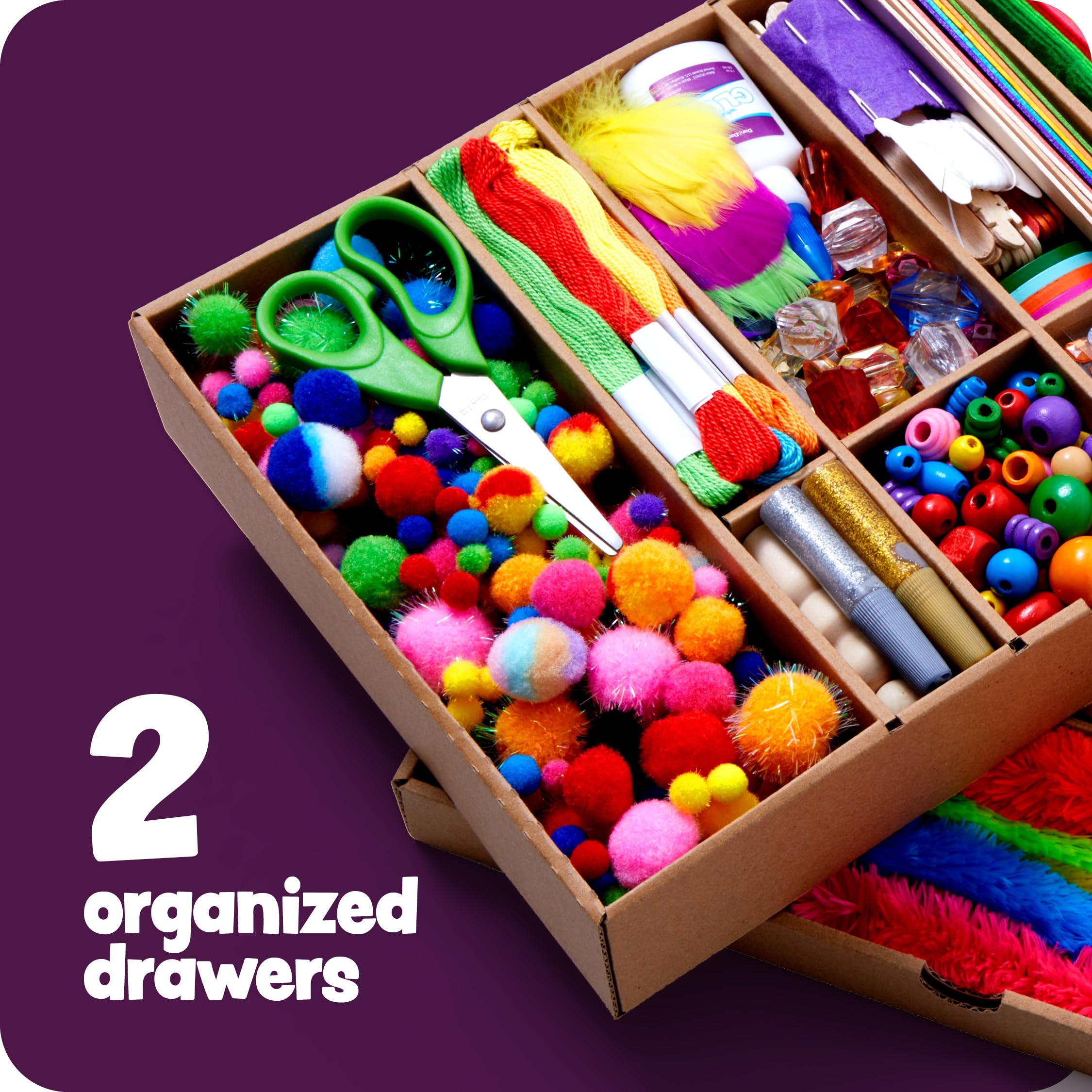 Dan&Darci Arts and Crafts Vault full supplies ready for diverse crafts and play.