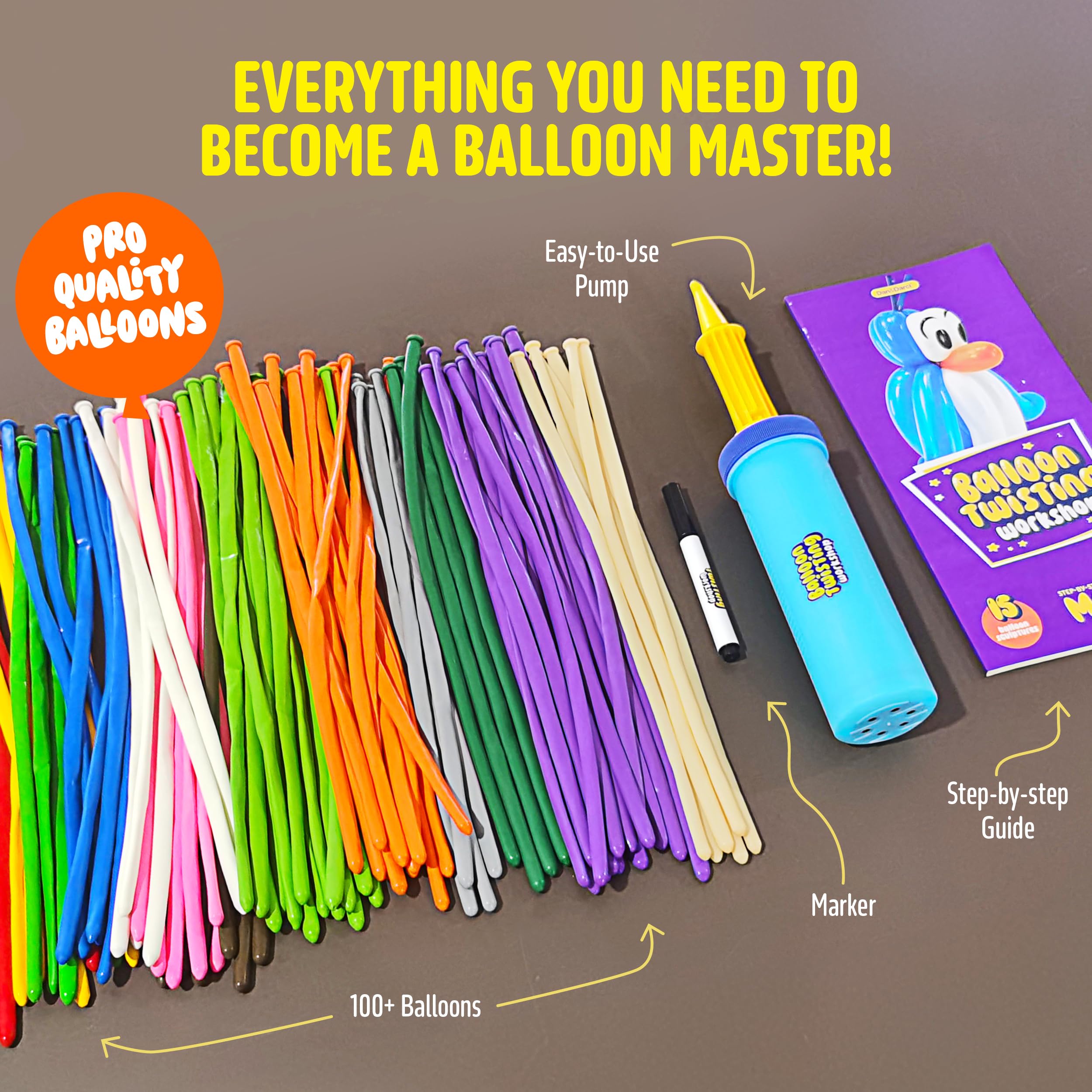 Dan&Darci balloon art sparks creativity and improves fine motor skills in kids