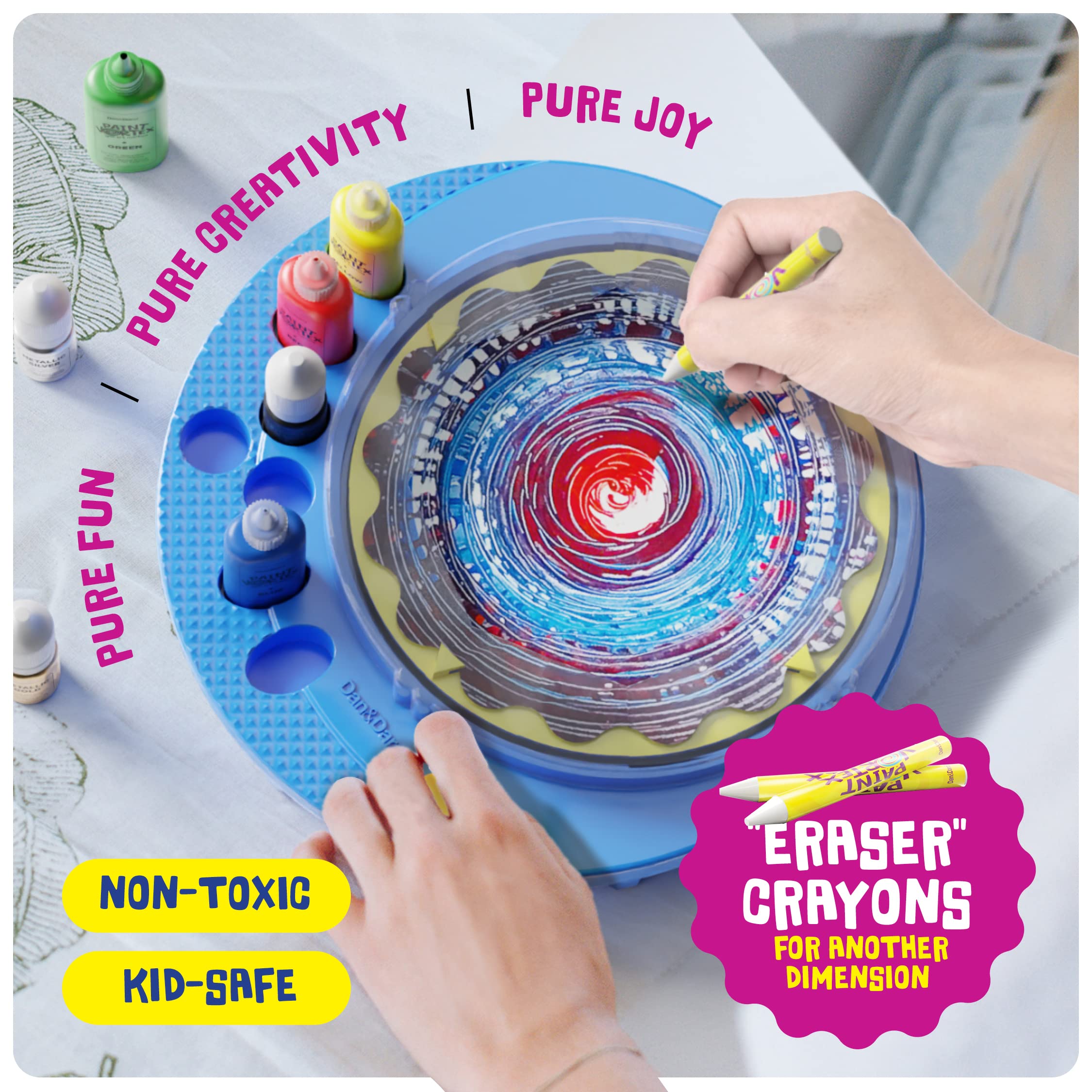Dan&Darci bright-paints add bold hues for playful, eye-catching art projects.