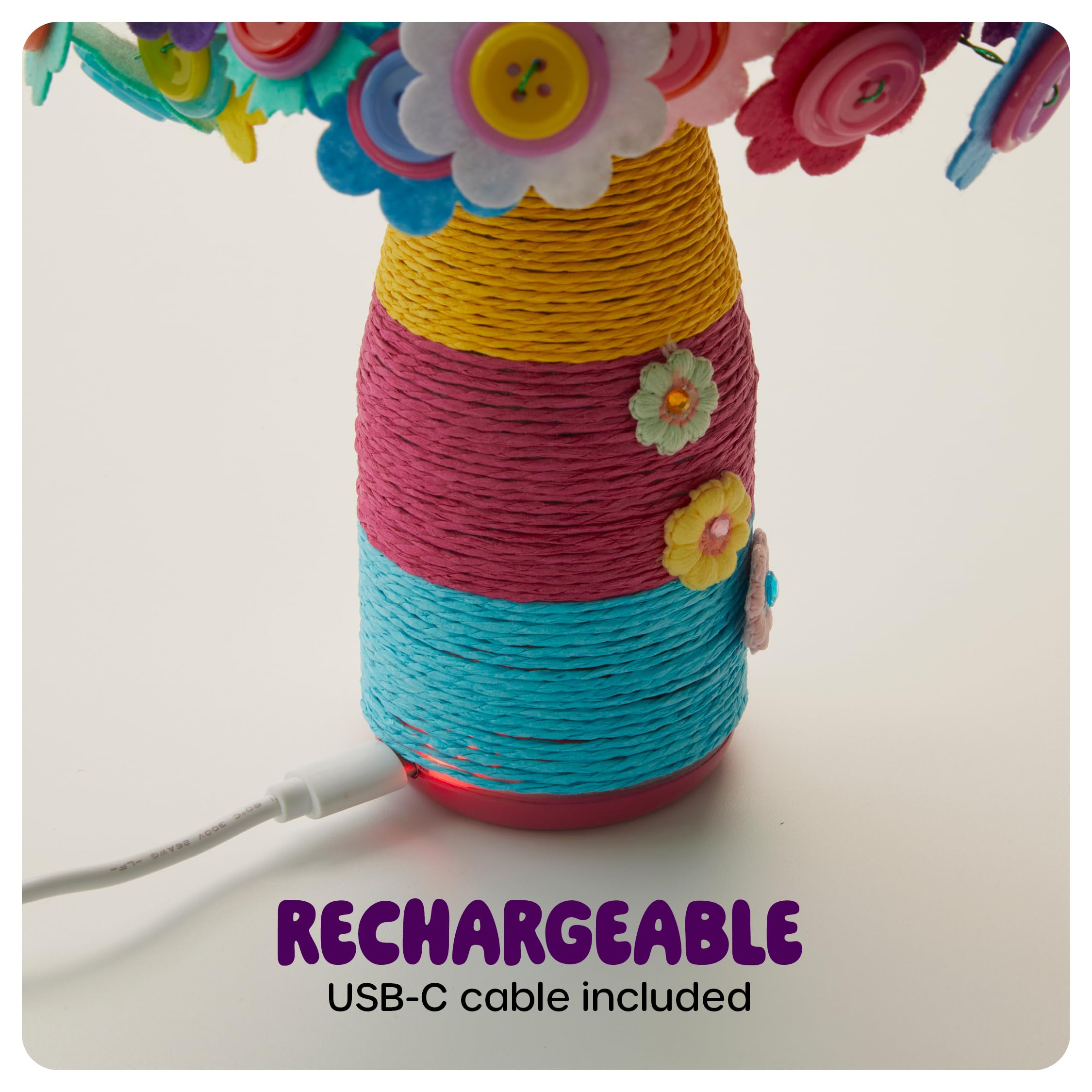 Dan&Darci colorful felt flowers for vibrant blooms display
