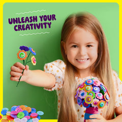 Dan&Darci colorful crafting strings wrapping the vase