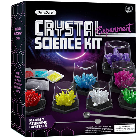 Dan&Darci crystal growing kit box contents ready for hands-on science fun