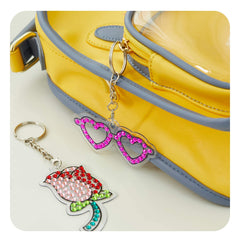 Dan&Darci 5 keychains designed for gifting and collection.