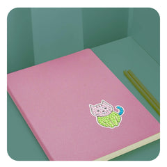 Dan&Darci 6 hologram stickers add shine and texture.