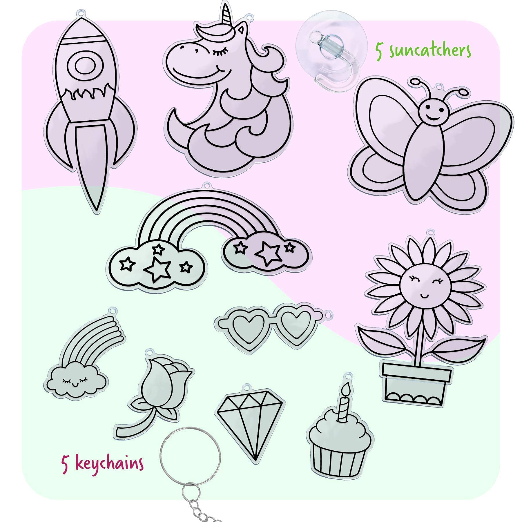 Dan&Darci rocket pattern with shimmering accents for adventurous craft.