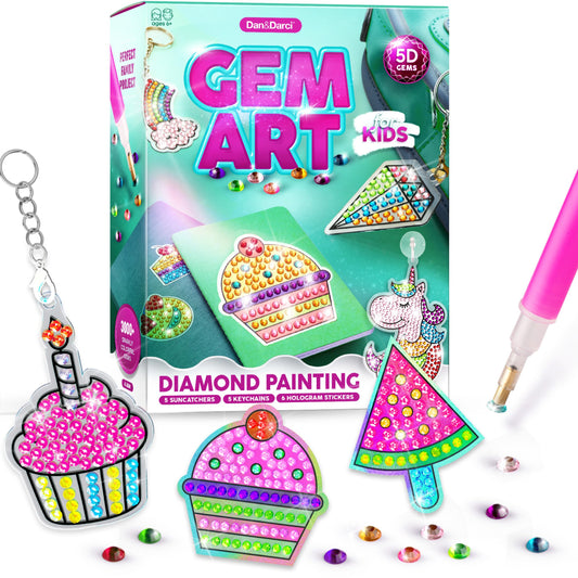 Dan&Darci unicorn design with sparkling gems for imaginative crafting.
