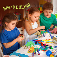 Dan&Darci Dino Models kit learning cards spark dinosaur curiosity.