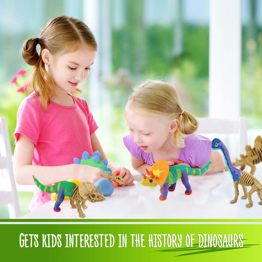 Dan&Darci Dino Models kit sculpting tools enable detailed shaping.