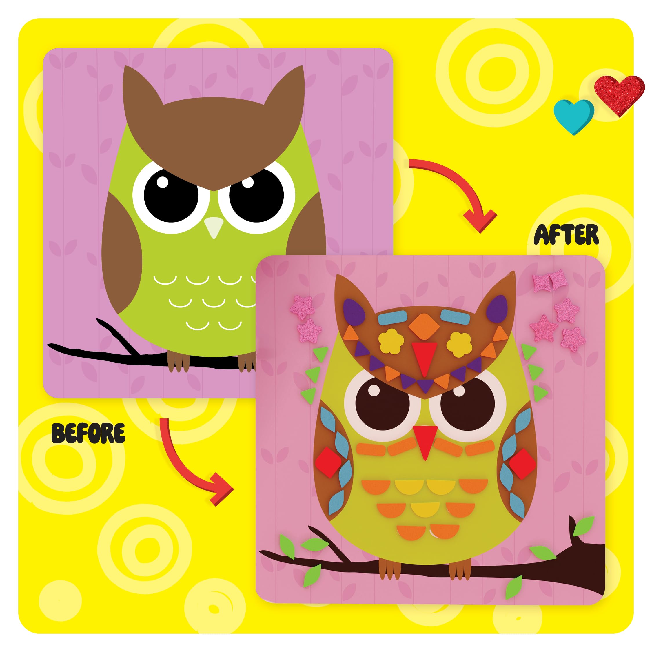 Dan&Darci Easter craft idea with 6 animal boards.