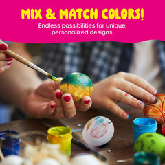 Dan&Darci Easter Egg Squishy Paint Kit family craft session suitable for group art time