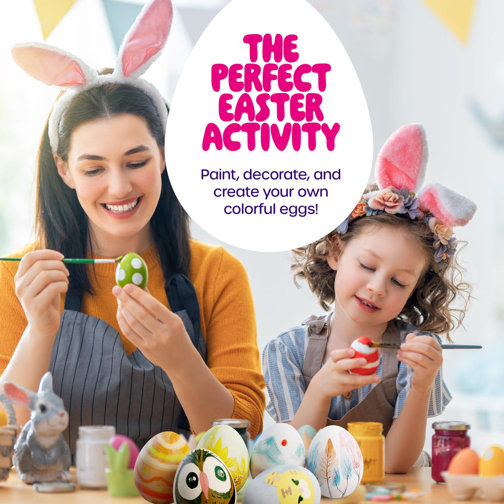 Dan&Darci Easter Egg Squishy Paint Kit paintbrushes enable smooth, precise strokes