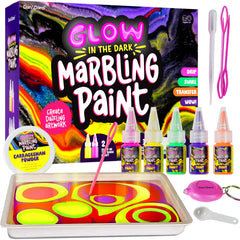 Dan&Darci glow paint kit ready for quick marbling projects