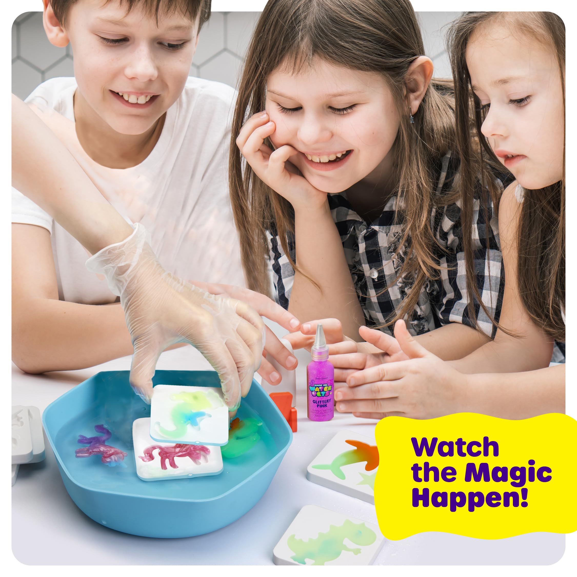 Dan & Darci Aqua Fairy disposable gloves keep play mess-free