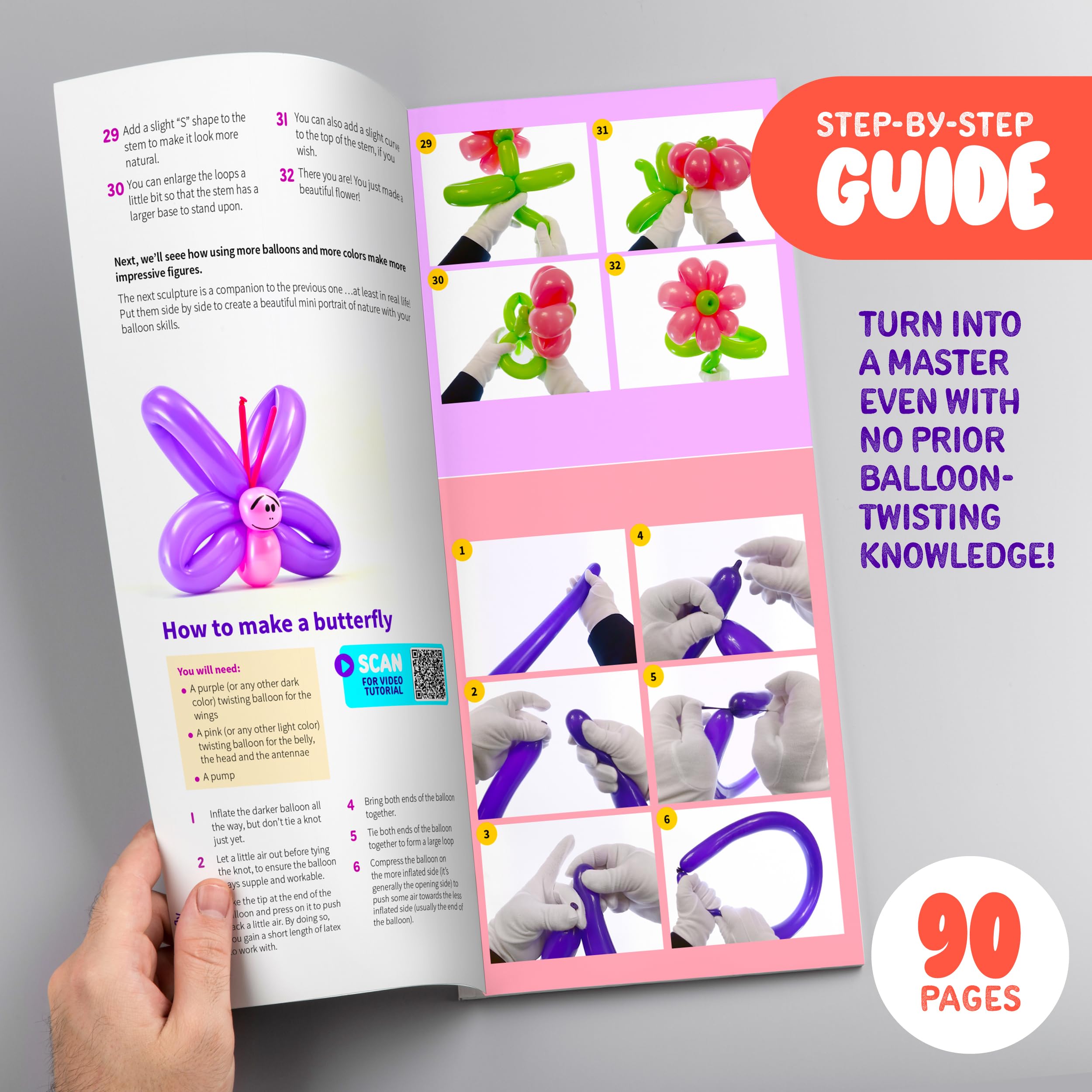 Dan&Darci marker and instruction booklet with step-by-step designs for beginners
