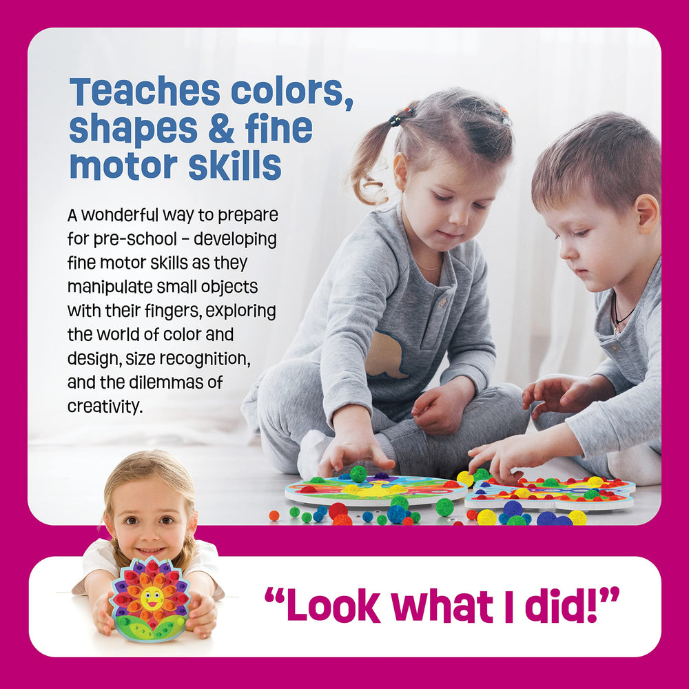 Dan & Darci Pom Pom Inserts showing reusable design slots for endless play.