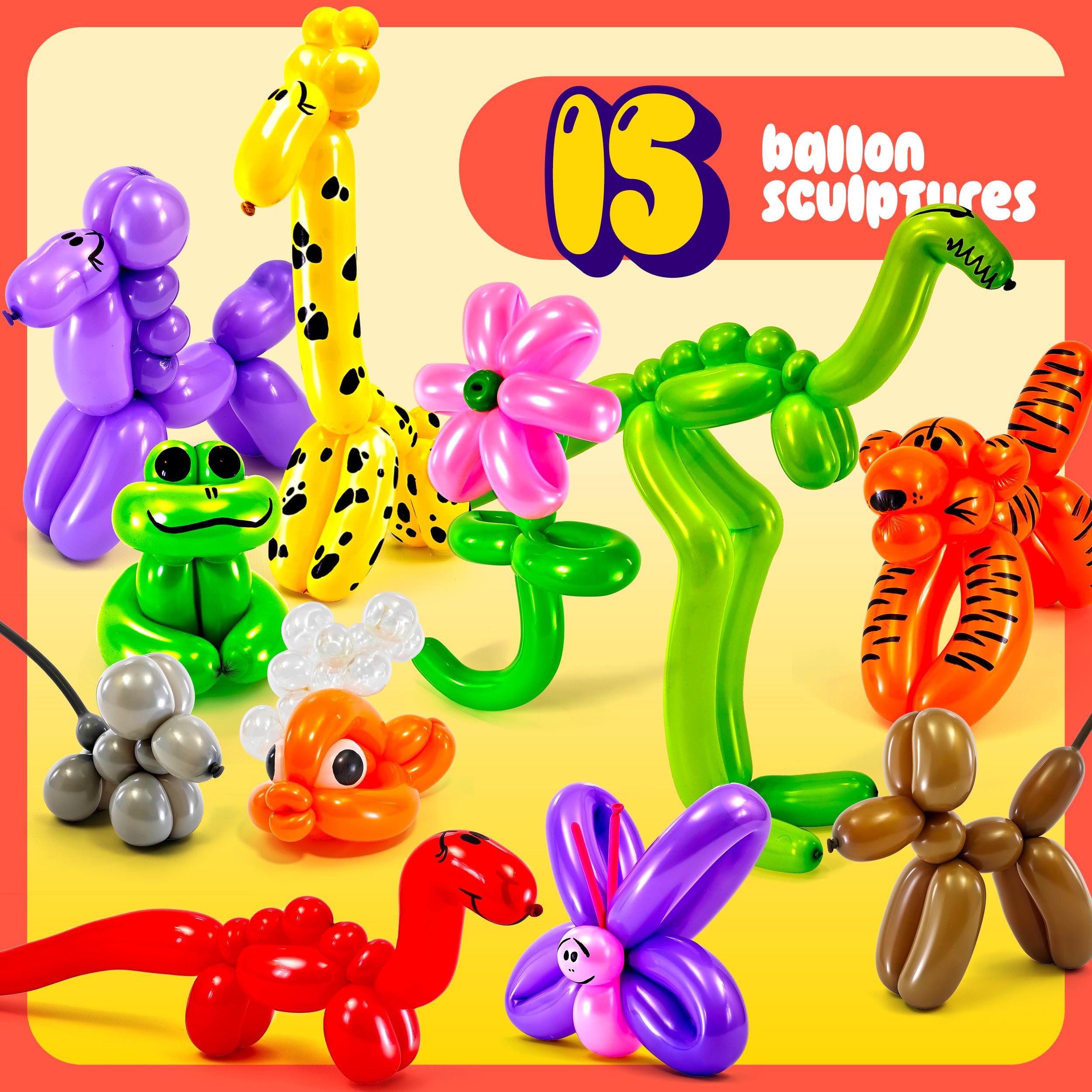 Dan&Darci premium balloon pump enabling quick, easy inflation for smooth sculptures