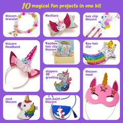 Dan&Darci unicorn craft kit unicorn mask fosters pretend play and costumes.