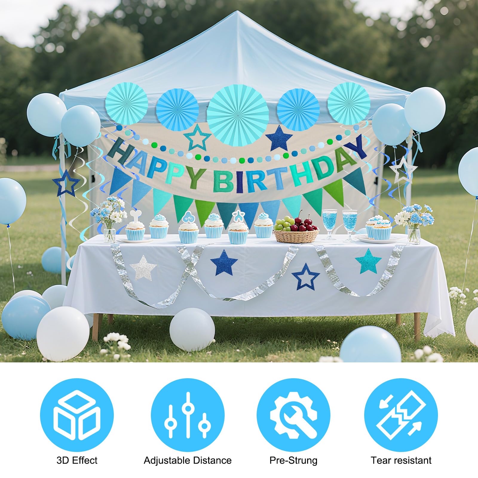Danadia pre-strung setup saves time and reduces fuss during celebrations.