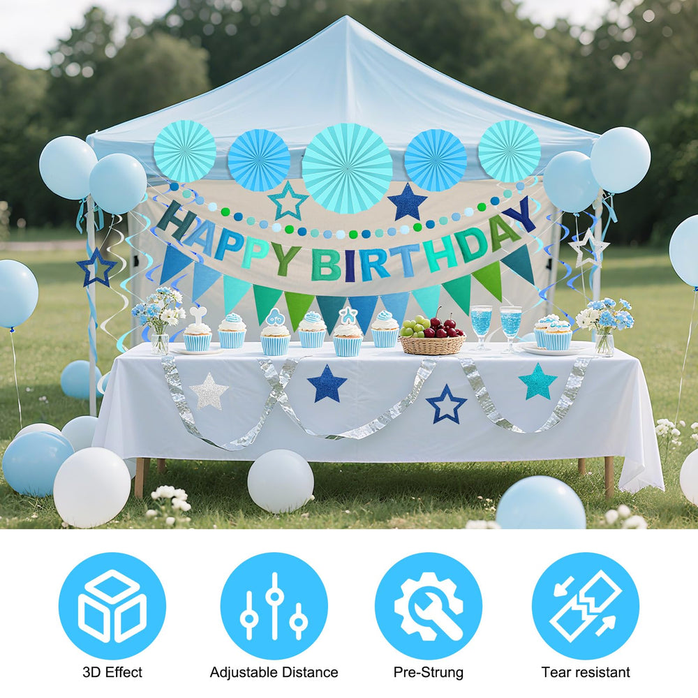 Danadia pre-strung setup saves time and reduces fuss during celebrations.