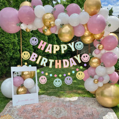 Danadia friendly pastel banner suited for all ages and settings