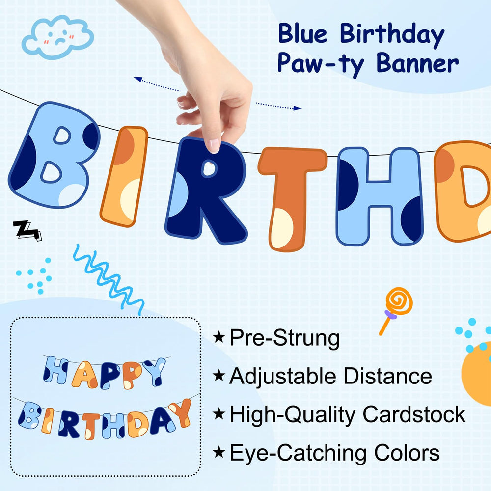 Danadia glossy thick cardstock banner detail highlights durability.