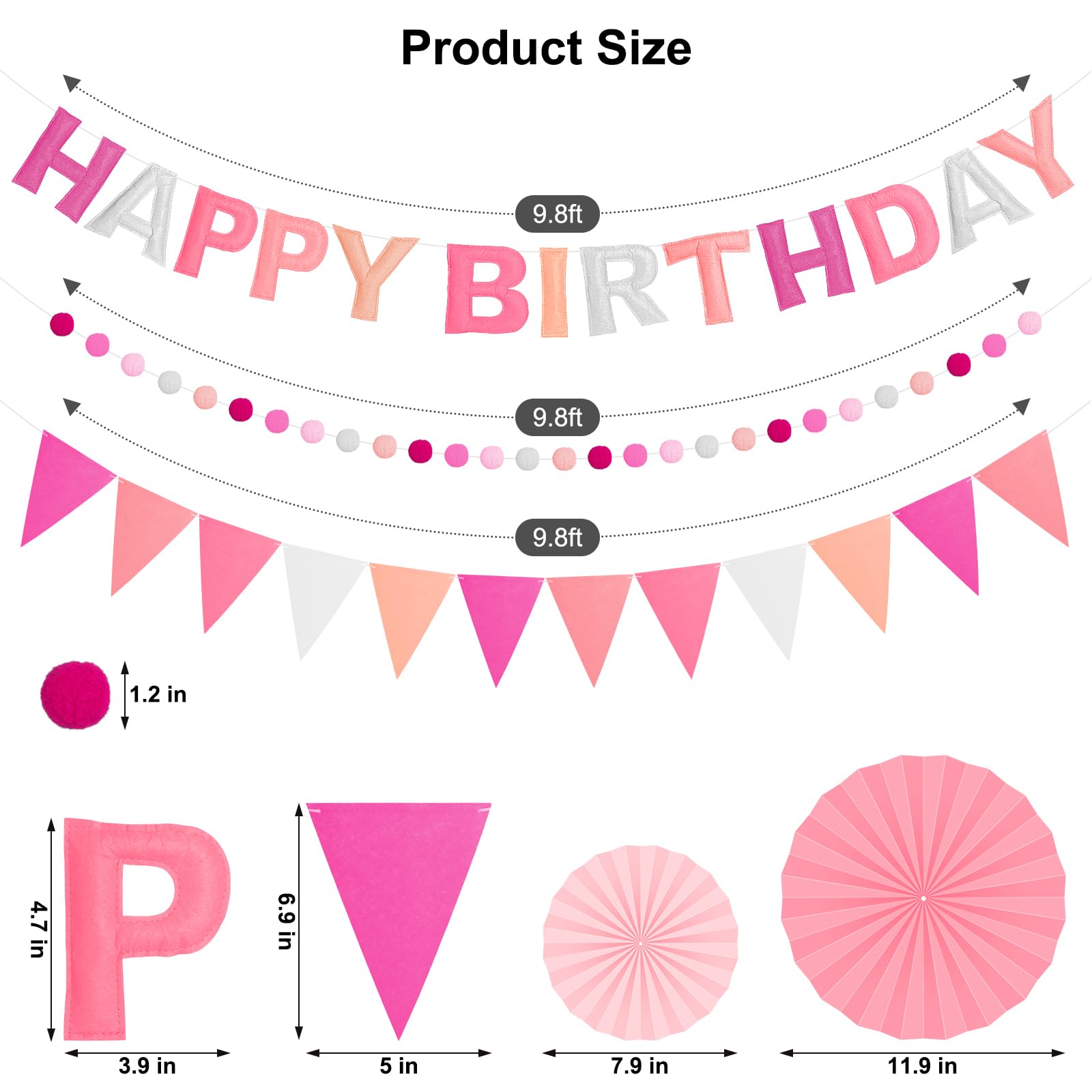 Danadia reusable birthday decoration kit keeps parties versatile for future celebrations.