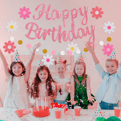 Danadia reusable pink decor banner for future celebrations