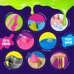 Dan&Darci firm slime texture close-up shows stretch and grip.