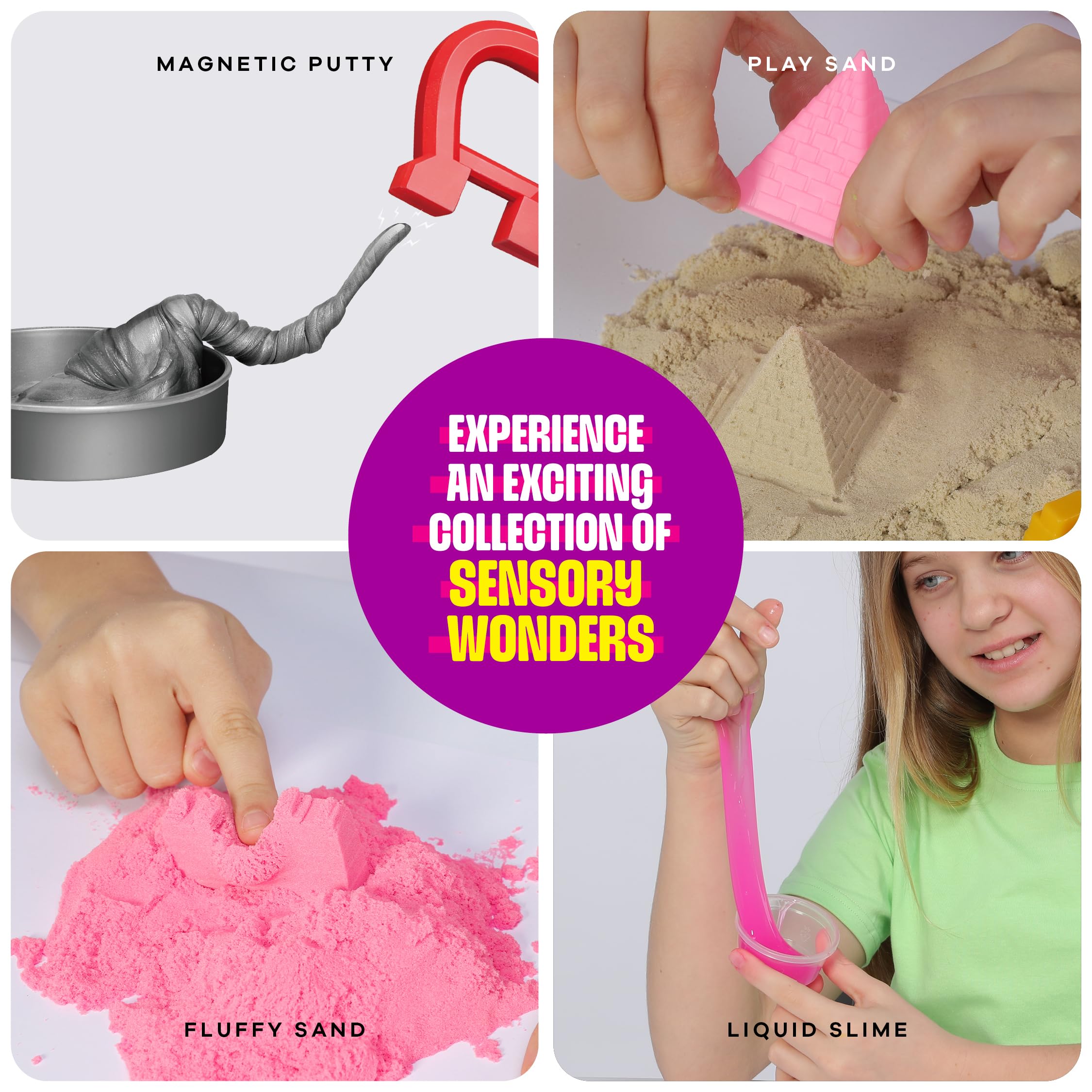 Dan&Darci magical sand grains for hands-on exploration.