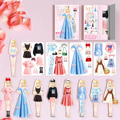 Daniel Axel magnetic princess dress doll for imaginative fashion play