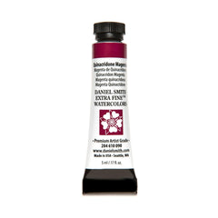 Daniel Smith Quinacridone Magenta tube showing vibrant pigment for glazing